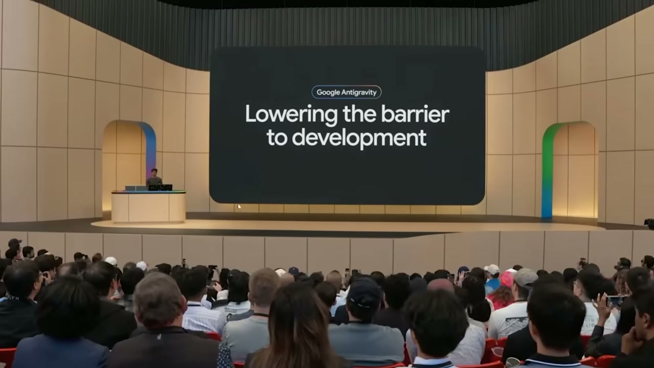 Google Antigravity is framed as lowering the barrier to development.