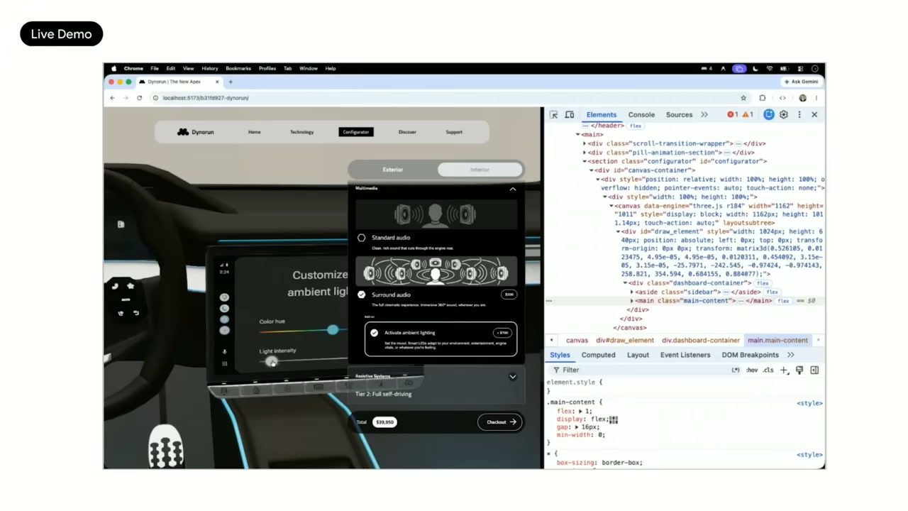 HTML-in-canvas demo shows the non-AI web platform thread still mattered.